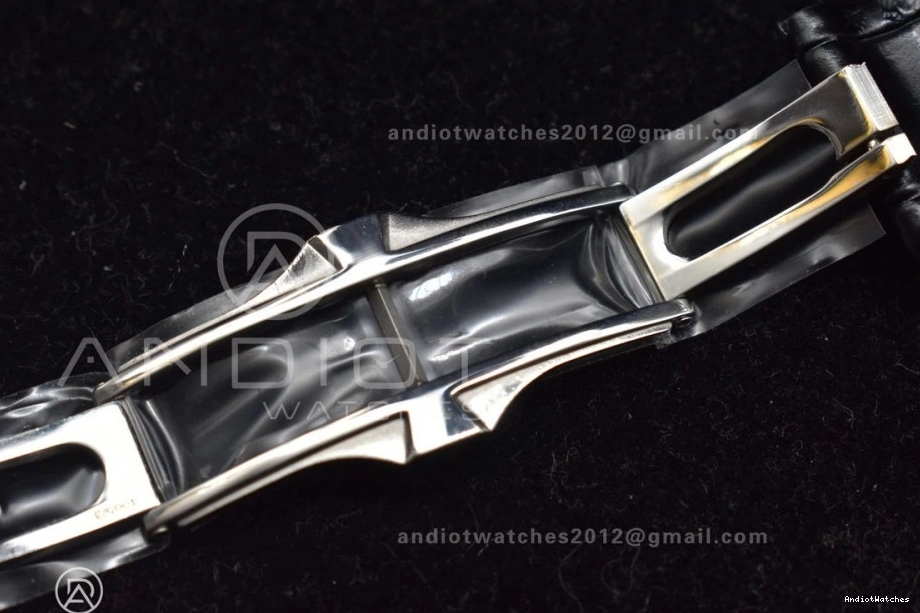 Black SportInspired Maker Dial Black 8F Overseas Strap on 932 Rubber SS 0426